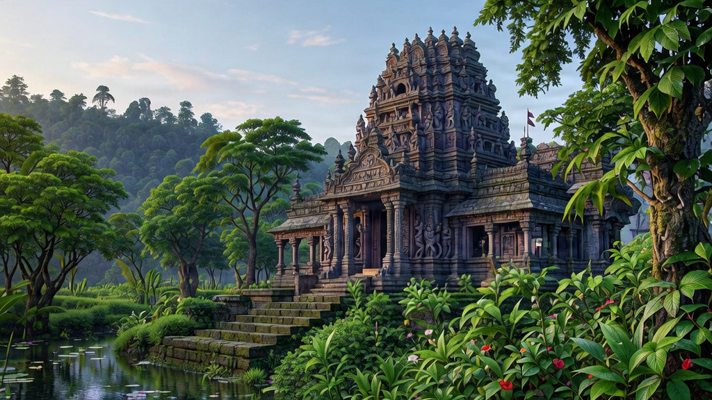 Shakti Peeth temple spiritual atmosphere
