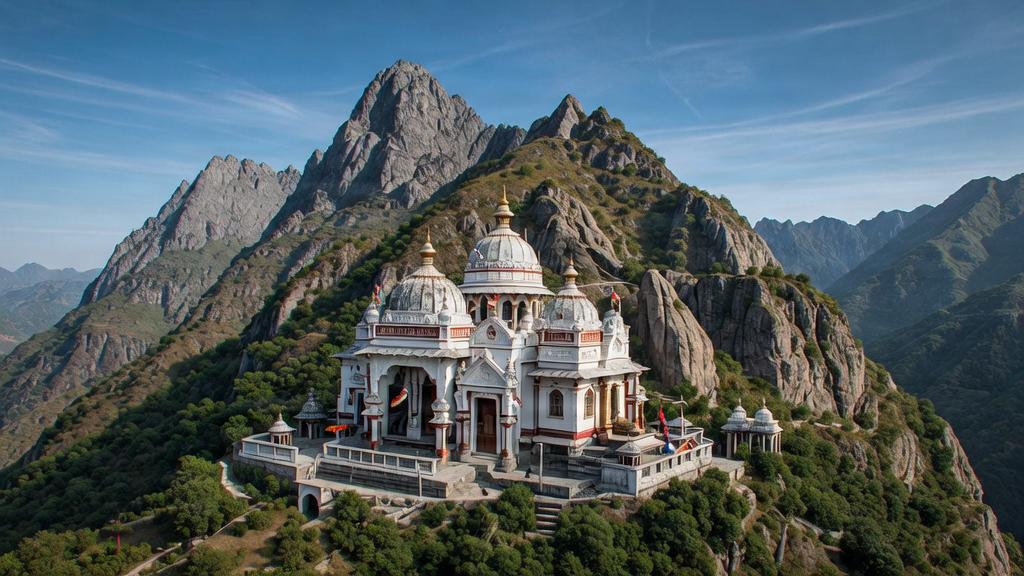 Mata Vaishno Devi Temple spiritual mountain view